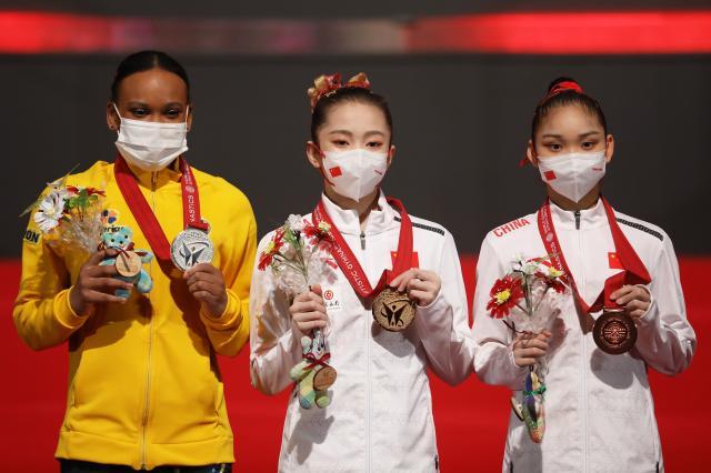 韦筱圆高低杠折桂女队重拾强项 新秀成长前路漫漫